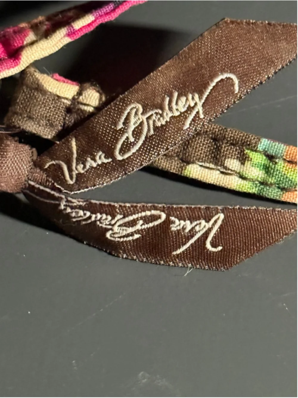 Vera Bradley Floral Brown Multicolor Wallet One Size